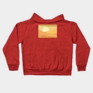 Beach Walk Kids Hoodie